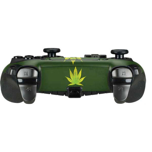 Marijuana Leaf Light Green PlayStation Scuf Vantage 2 Controller Skin