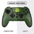 Marijuana Leaf Light Green PlayStation Scuf Vantage 2 Controller Skin