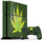 Marijuana Leaf Light Green PS4 Console and Controller Bundle Skin