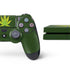 Marijuana Leaf Light Green PS4 Console and Controller Bundle Skin