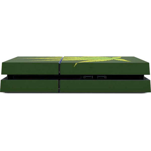 Marijuana Leaf Light Green PS4 Console Skin