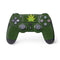 Marijuana Leaf Light Green PS4 Controller Skin