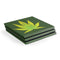 Marijuana Leaf Light Green PS4 Pro Console Skin
