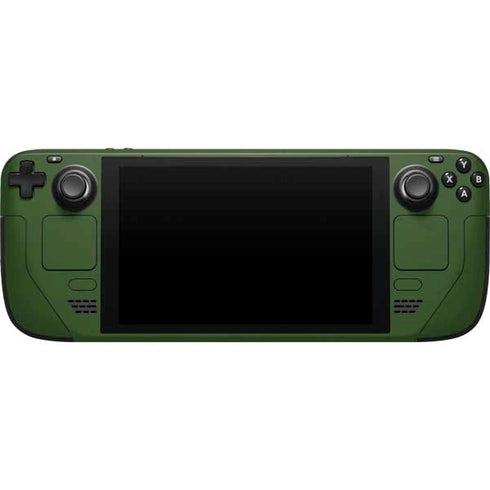 Marijuana Leaf Light Green Steam Deck Handheld Gaming Computer Skin