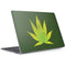 Marijuana Leaf Light Green Surface Laptop 2 Skin