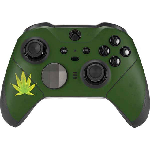 Marijuana Leaf Light Green Xbox Elite Wireless Controller Series 2 Skin