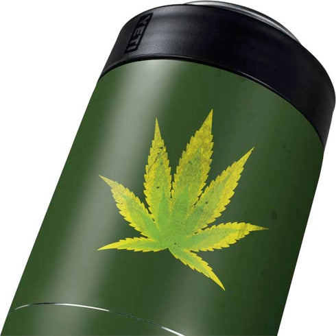 Marijuana Leaf Light Green Yeti Colster Can Insulator Skin