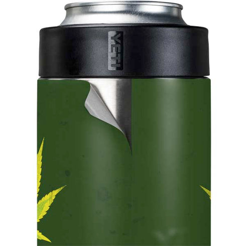 Marijuana Leaf Light Green Yeti Colster Can Insulator Skin