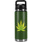 Marijuana Leaf Light Green YETI Rambler 26oz Bottle Skin
