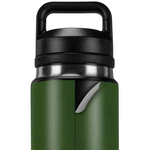 Marijuana Leaf Light Green YETI Rambler 26oz Bottle Skin