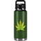 Marijuana Leaf Light Green YETI Rambler 36oz Bottle Skin