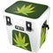 Marijuana Leaf Light Green YETI Roadie 24 Hard Cooler Skin