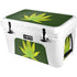 Marijuana Leaf Light Green YETI Tundra 45 Hard Cooler Skin