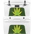 Marijuana Leaf Light Green YETI Tundra 45 Hard Cooler Skin