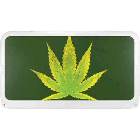 Marijuana Leaf Light Green YETI Tundra 65 Hard Cooler Skin