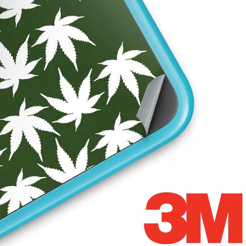 Marijuana Leaf White Pattern Nintendo 2DS XL (2017) Skin