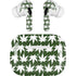 Marijuana Leaf White Pattern AirPods Pro 2nd Gen Skin