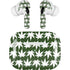 Marijuana Leaf White Pattern Apple AirPods Pro Skin