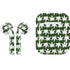 Marijuana Leaf White Pattern Apple AirPods Skin
