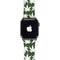 Marijuana Leaf White Pattern Apple Watch Band 42-44mm