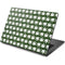 Marijuana Leaf White Pattern Dell Chromebook Skin