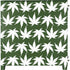 Marijuana Leaf White Pattern Corsair 4000D Tempered Glass Mid-Tower ATX Case Skin