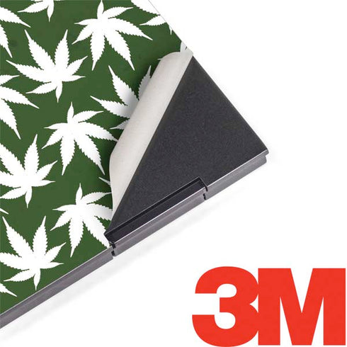 Marijuana Leaf White Pattern HP Envy Skin