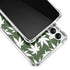 Marijuana Leaf White Pattern Galaxy A14 5G Clear Case