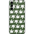 Marijuana Leaf White Pattern Galaxy A14 5G Skin