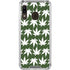Marijuana Leaf White Pattern Galaxy A30 Clear Case