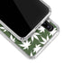 Marijuana Leaf White Pattern Galaxy A30 Clear Case
