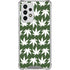 Marijuana Leaf White Pattern Galaxy A33 5G Clear Case