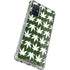Marijuana Leaf White Pattern Galaxy A51 5G Clear Case