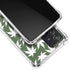 Marijuana Leaf White Pattern Galaxy A52 5G Clear Case