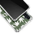 Marijuana Leaf White Pattern Galaxy A54 5G Clear Case