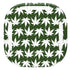 Marijuana Leaf White Pattern Galaxy Buds Live Skin