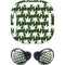 Marijuana Leaf White Pattern Galaxy Buds Pro Skin