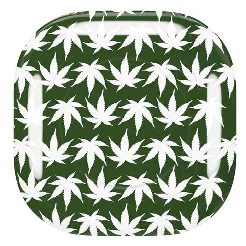 Marijuana Leaf White Pattern Galaxy Buds Pro Skin