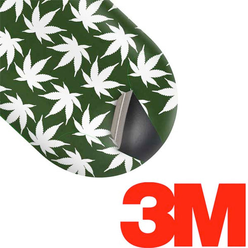 Marijuana Leaf White Pattern Galaxy Buds Skin