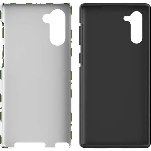 Marijuana Leaf White Pattern Galaxy Note 10 Pro Case