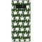 Marijuana Leaf White Pattern Galaxy Note 8 Skin