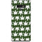 Marijuana Leaf White Pattern Galaxy Note 9 Skin