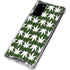 Marijuana Leaf White Pattern Galaxy Note20 5G Clear Case