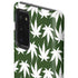 Marijuana Leaf White Pattern Galaxy Note20 5G Pro Case