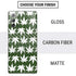 Marijuana Leaf White Pattern Galaxy Note20 5G Skin