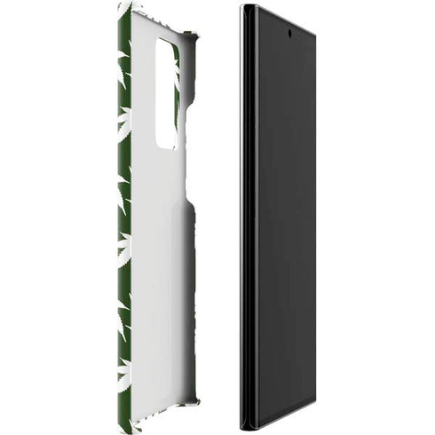 Marijuana Leaf White Pattern Galaxy Note20 Ultra 5G Lite Case