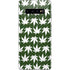 Marijuana Leaf White Pattern Galaxy S10 Plus Skin