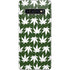 Marijuana Leaf White Pattern Galaxy S10 Skin