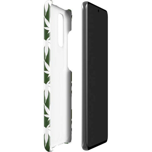 Marijuana Leaf White Pattern Galaxy S20 Lite Case