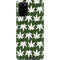 Marijuana Leaf White Pattern Galaxy S20 Plus Pro Case
